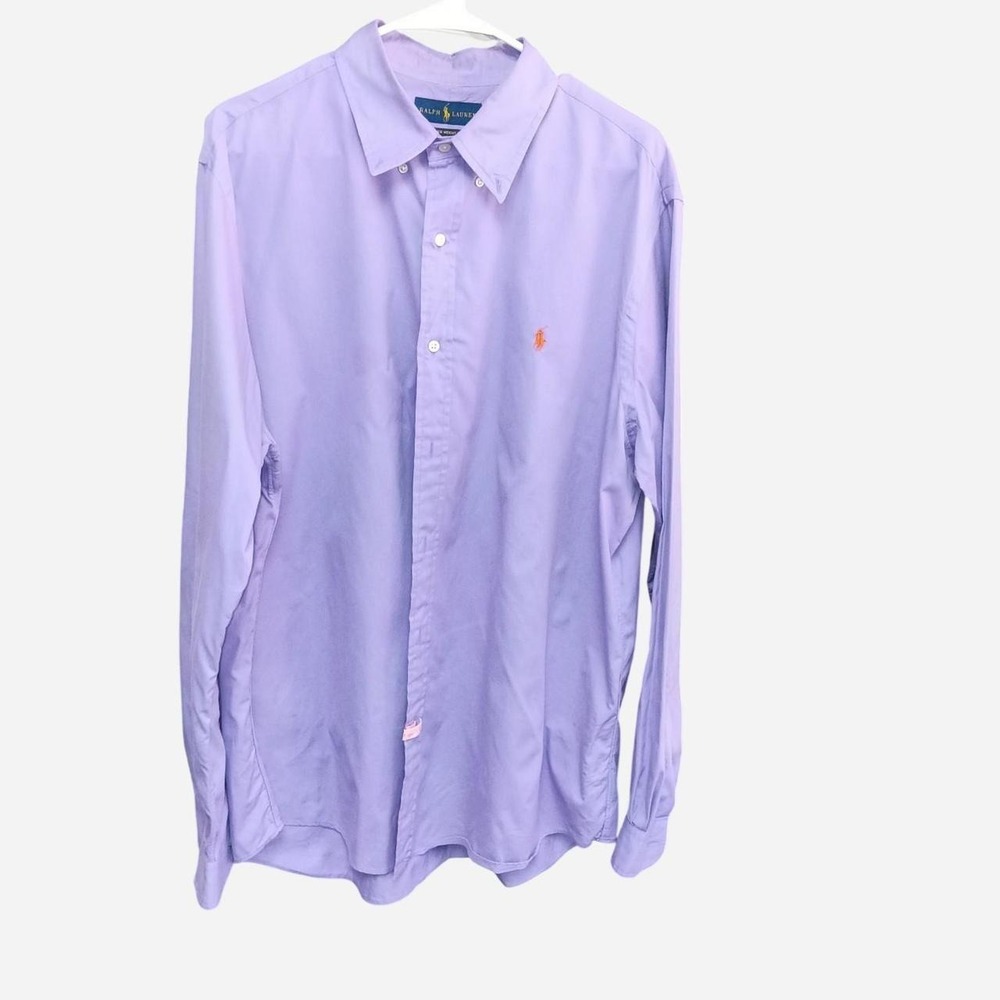 Ralph Lauren purple button up shirt Size XL